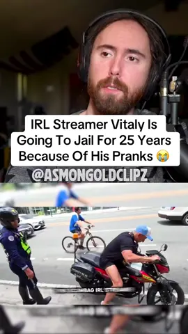 IRL Streamer Vitaly is going to jail for years because of his “pranks” 😭 #asmongold #asmongoldclip #vitalyclips #kickstreamer #kickstreamerclips #streamerclips #vitaly #livestreamfails #vitalythegoat 