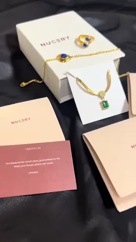 وصلتني مجوهرات من براند فرنسي ..مجوهراتهم مصنوعه من الفضه المطلية بالذهب👌كود الخصم (Had5) nucerypluss@BRAND MANAGER HANA ✨  nucerypluss#nucry_jewelry #nucery 