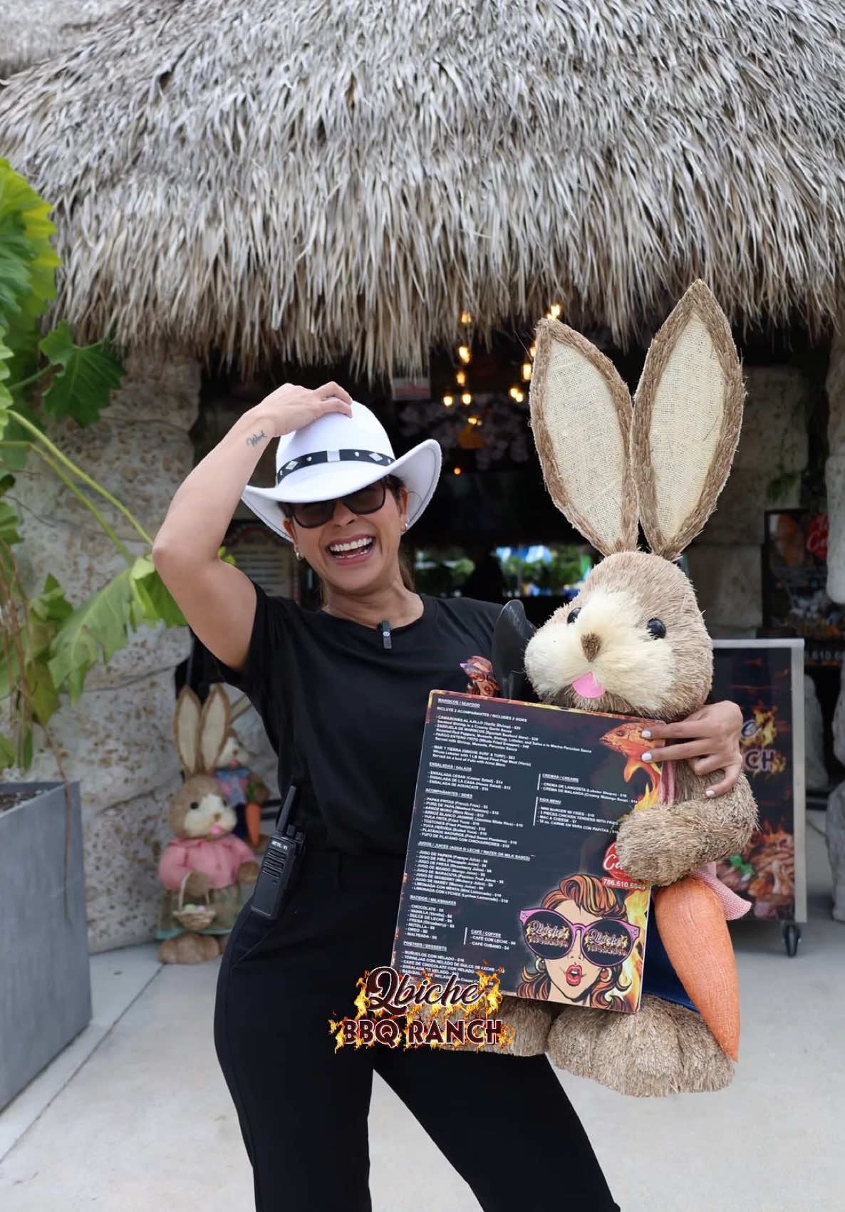 Celebra Pascuas 🪺 en Qbiche🩷 ¡estamos listos y llenos de sorpresas para ti! #happyeastereveryone🐰🐣💐❤️ #easter #easteregg #easterbunny #qbiche #qbichebbqranch #ranch #rancho #ranchlife #kendall #miami #musica 