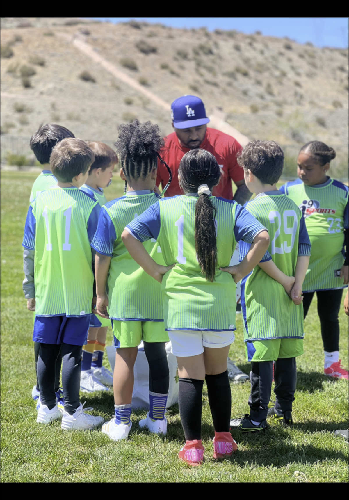 First day flag football 🏈💕 #itsastart #flagfootball #football #kidssports #sports #girlsflagfootball #girlfootball #springtime #springtimefun #Soccer #footballmom #soccermom #practice #footballpractice #i9sports 