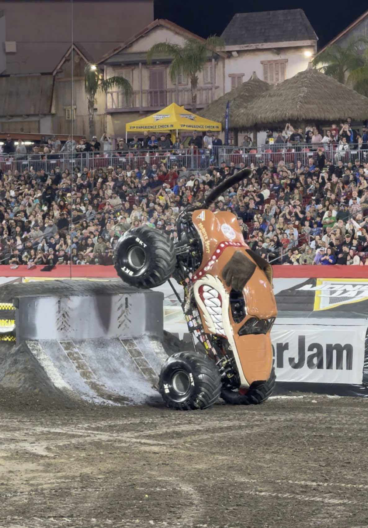 Walking the dog!! 🐶  #monsterjam #monstertrucks 