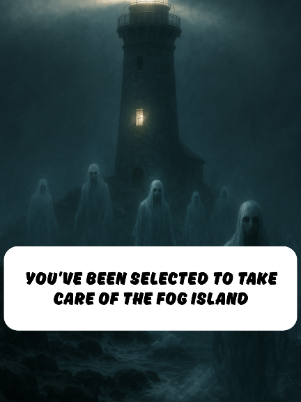 you've been selected to take care of the Fog Island.