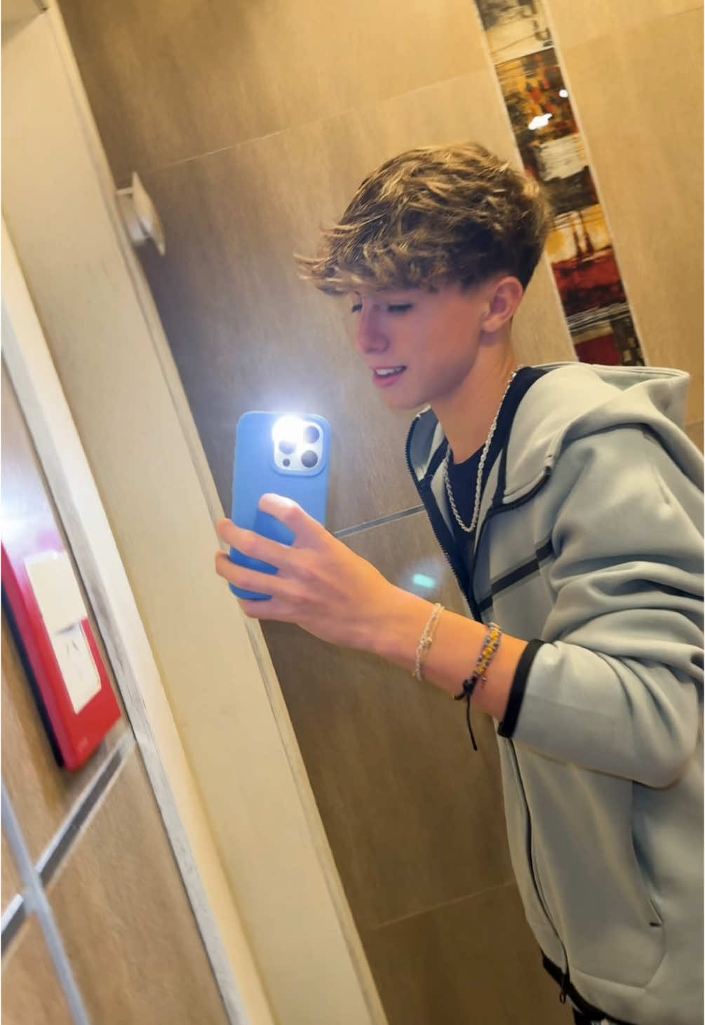 Me sentía lindo ahí yo 