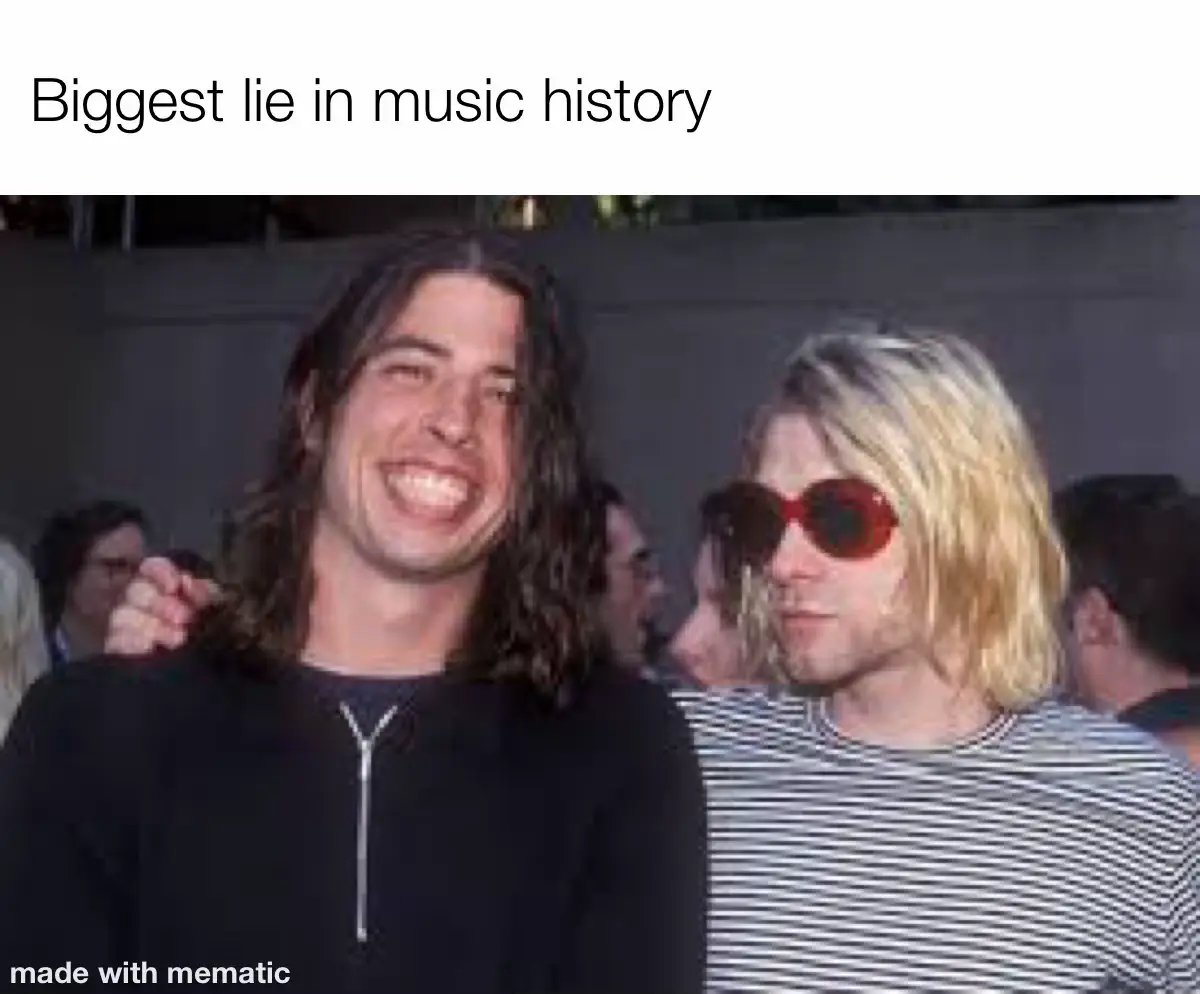 #fyp #memestiktok #guitar #nirvana #drums #nirvana #kurtcobain #smellsliketeenspirit #inutero #davegrohl #foryoupage #nevermind #fyp #smashingpumpkins #foofighters #grunge #megadeth #metallica #jamescharles 