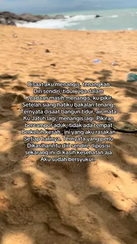 Peluk diri sendiri 🫂 🥀, #sad #sadvibes #pantai #pantaivibes #fyp #abcxyz #katakata #masukberanda 