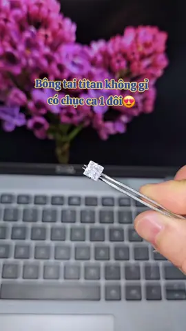 Bông titan không gỉ, 1 đôi, chục ca😍 #bôngtai #bongtai #bongtaidep #bongtainu #bongtaititan #trangsuctitan #khuyêntai #khuyentai #khuyentaixinh #trangsuc #xuhuong #xuhuongtiktok #xh 