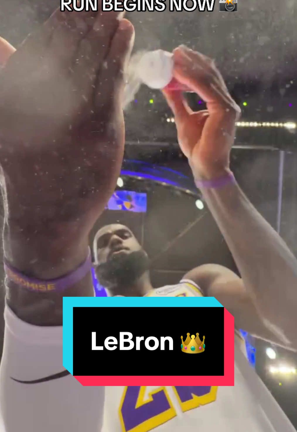 LeBron, the all-time leader in playoff scoring (8,162) tips off his 18TH postseason run on ABC 👑 #NBAPlayoffs #NBA #Basketball #LeBron #LeBronJames 