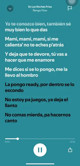 En las noches frías /ñengo flow.    #reggaeton #trap #ñengoflow #anuelaa #blessed #karolg #fyp #foryoupage #canciones #musica #estadosparawhatsapp 