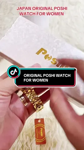 ORIGINAL POSHI WATCH FOR WOMEN  #originalwatch #watch #affordablewatch #waterproofwatch #goldwatch #watchforwomen #ladieswatch #poshiwatch #fyp #macrenshop 