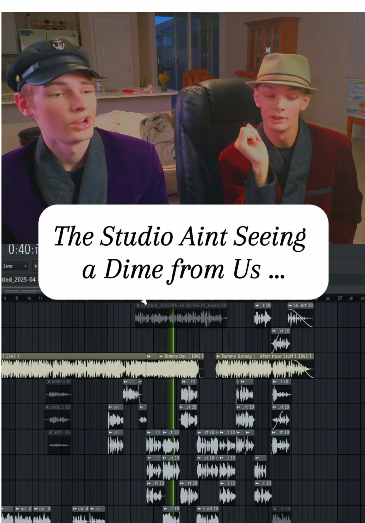 It all went to the new smoking jackets… #flstudio #singer #viralvideo #funny 