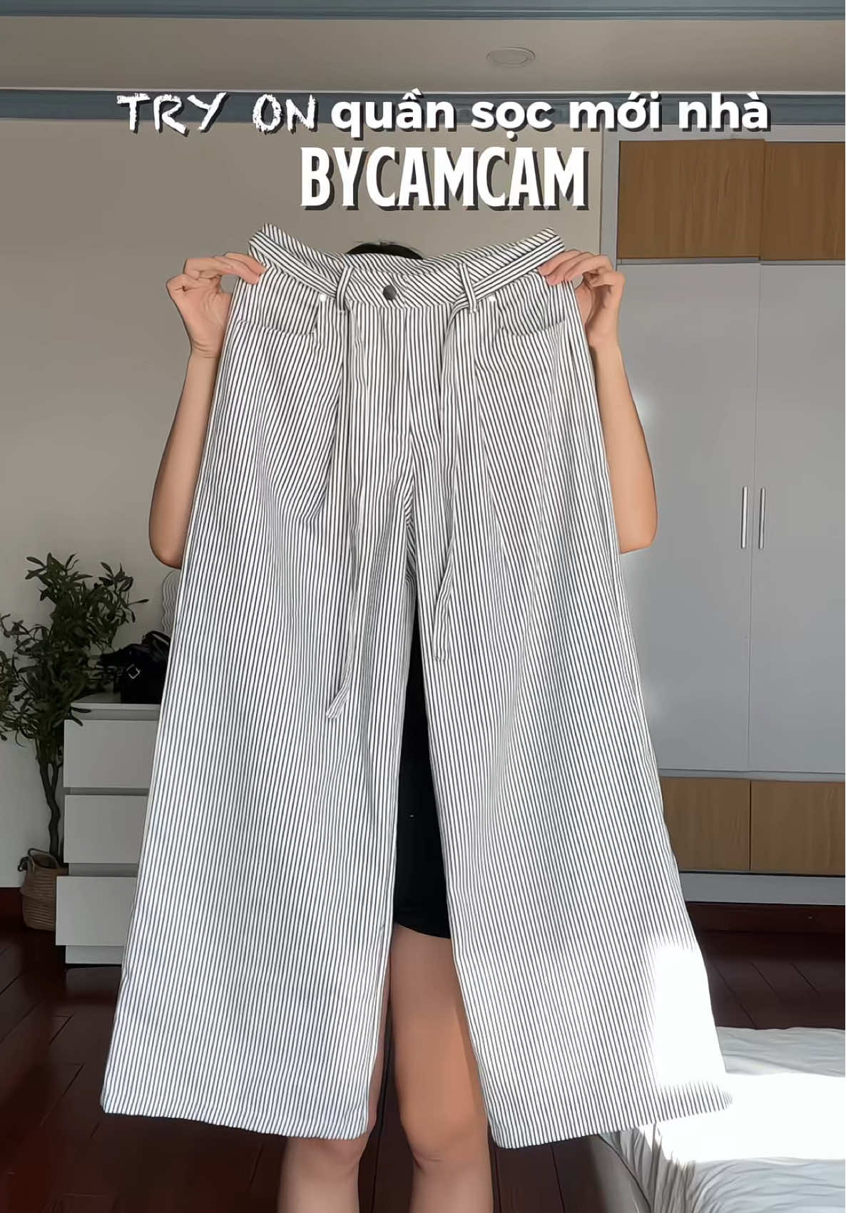 Nhà Bycamcam có quần sọc mới đẹp điênn ✨🔥 #xuhuong #bycamcam #quanongrong #mixandmatch #fyp 