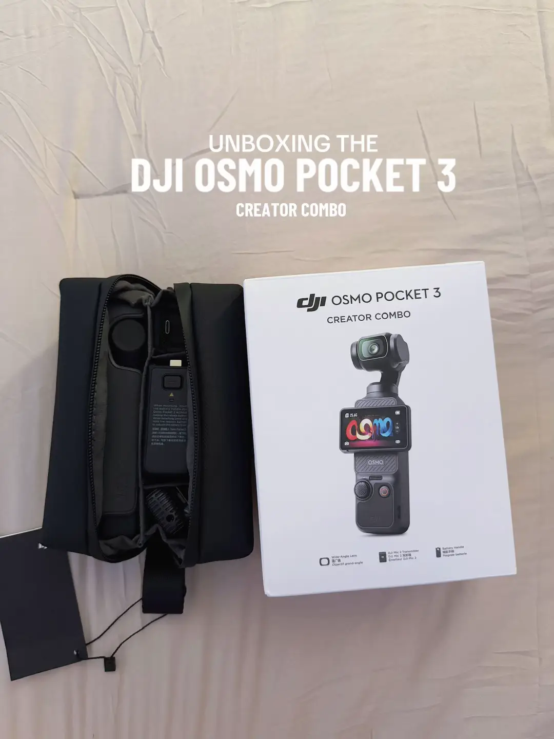 Unboxing the DJI Osmo Pocket 3 Creator Combo! Here’s everything that came with it, each accessory labeled so you know exactly what you’re getting. This kit is seriously a dream for content creators on the go! #OsmoPocket3 #DJIUnboxing #CreatorCombo #ContentCreatorGear #TechUnboxing #CameraGearSetup #OsmoPocketAccessories #dji #djiosmopocket3 