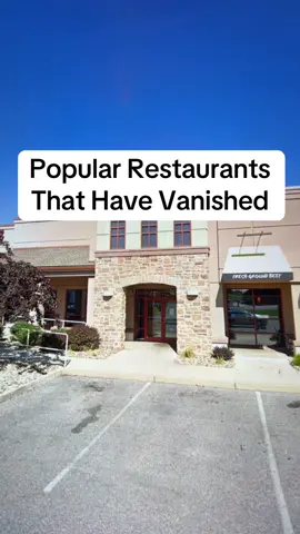 Popular Restaurants That Have Vanished… #restaurant #closed #closing #bankrupt #economy 