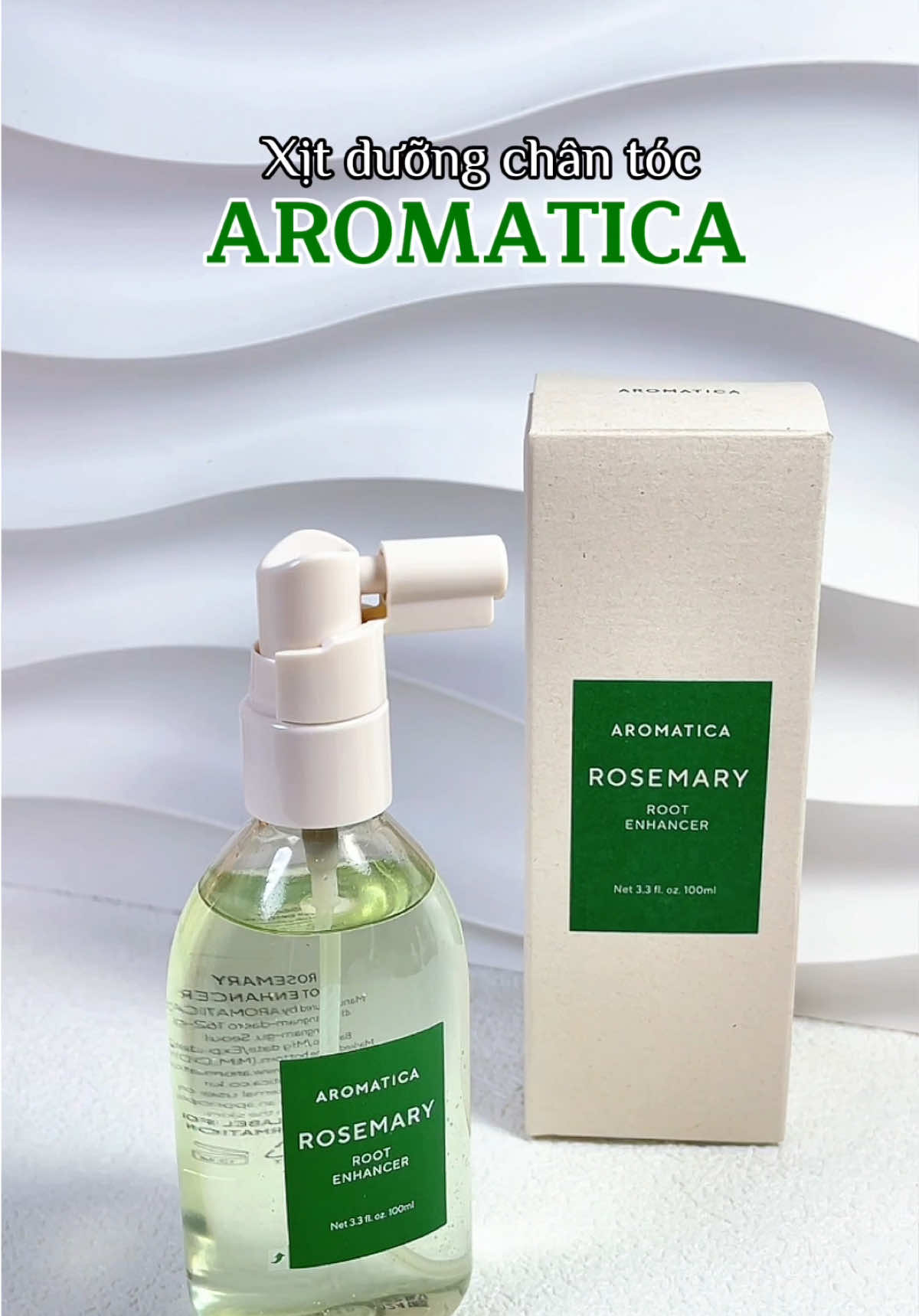 Chăm tóc khỏe, tóc xinh cùng xịt dưỡng AROMATICA nha các Nàng xinh yêu ❤ #aromatica #xitduongchantoc #xitduongtoc #haircare #tinyriviu 