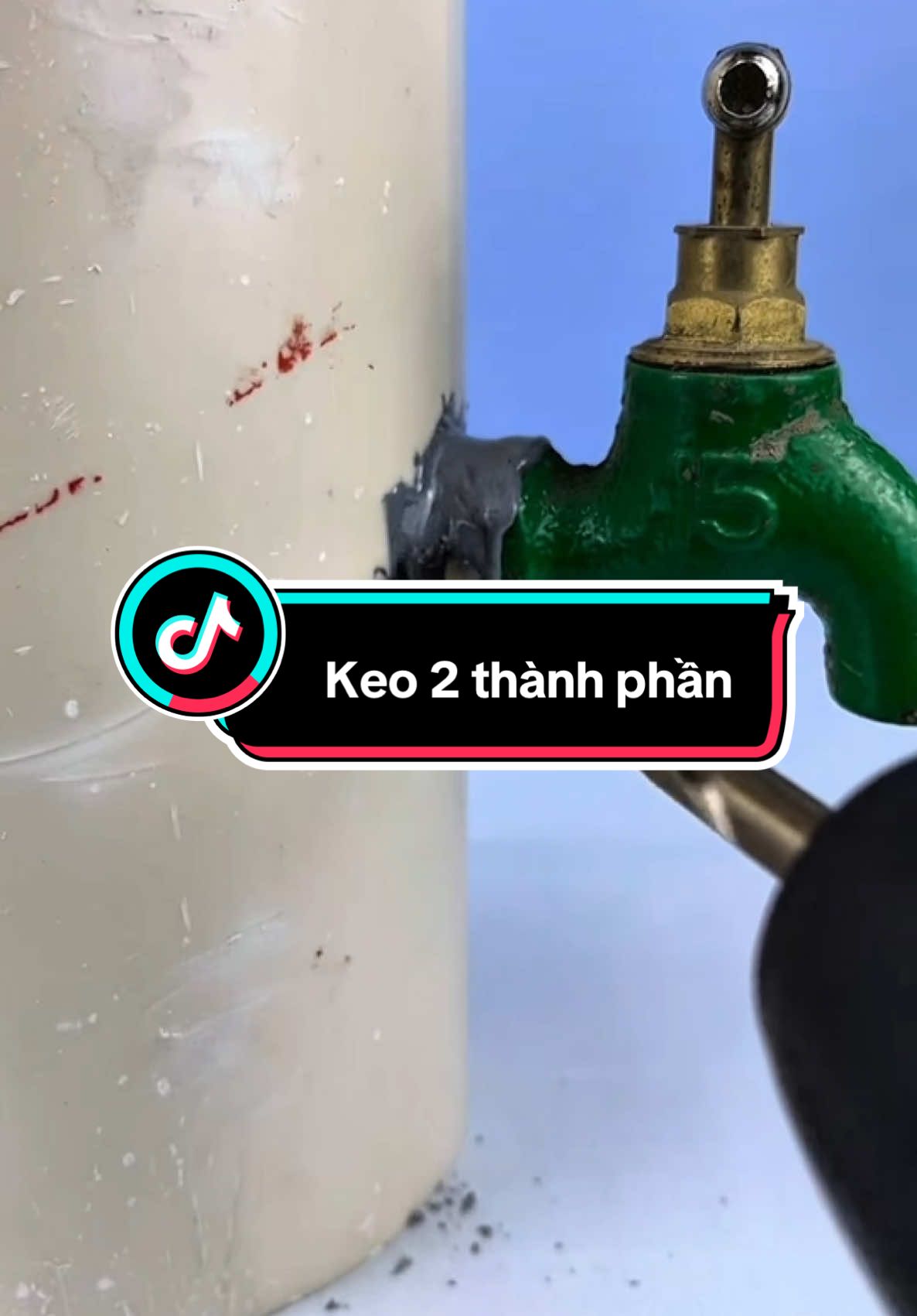 Keo 2 thành phần hàn kim loại chịu độ nhiệt cao #dodungtienich #keo2thanhphan #xuhuong 