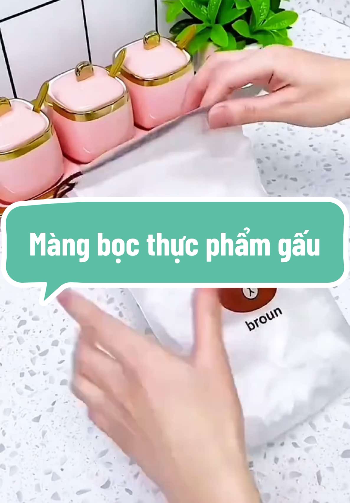 Combo 10 Túi Màng bọc thực phẩm Choice LS1-0527-5138 co giãn có chun kèm túi gấu chất liệu PE ##mangbocthucphamgau##mangbocthucpham##giadungnhabep##muasamcungtiktok