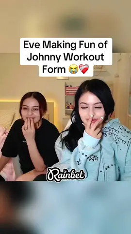 Eve Making Fun of Johnny Workout Form 😭❤️‍🩹 #wendyortiz #evelynortiz #ddg #yurnboi #fyp #viral @yurnboi 