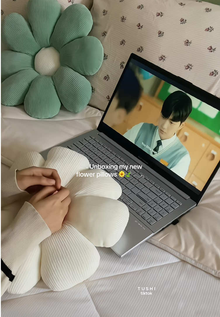 New flower pillows 𓂃˖˳🍃🌼  #pillow #plushies #cute #flowerpillow 