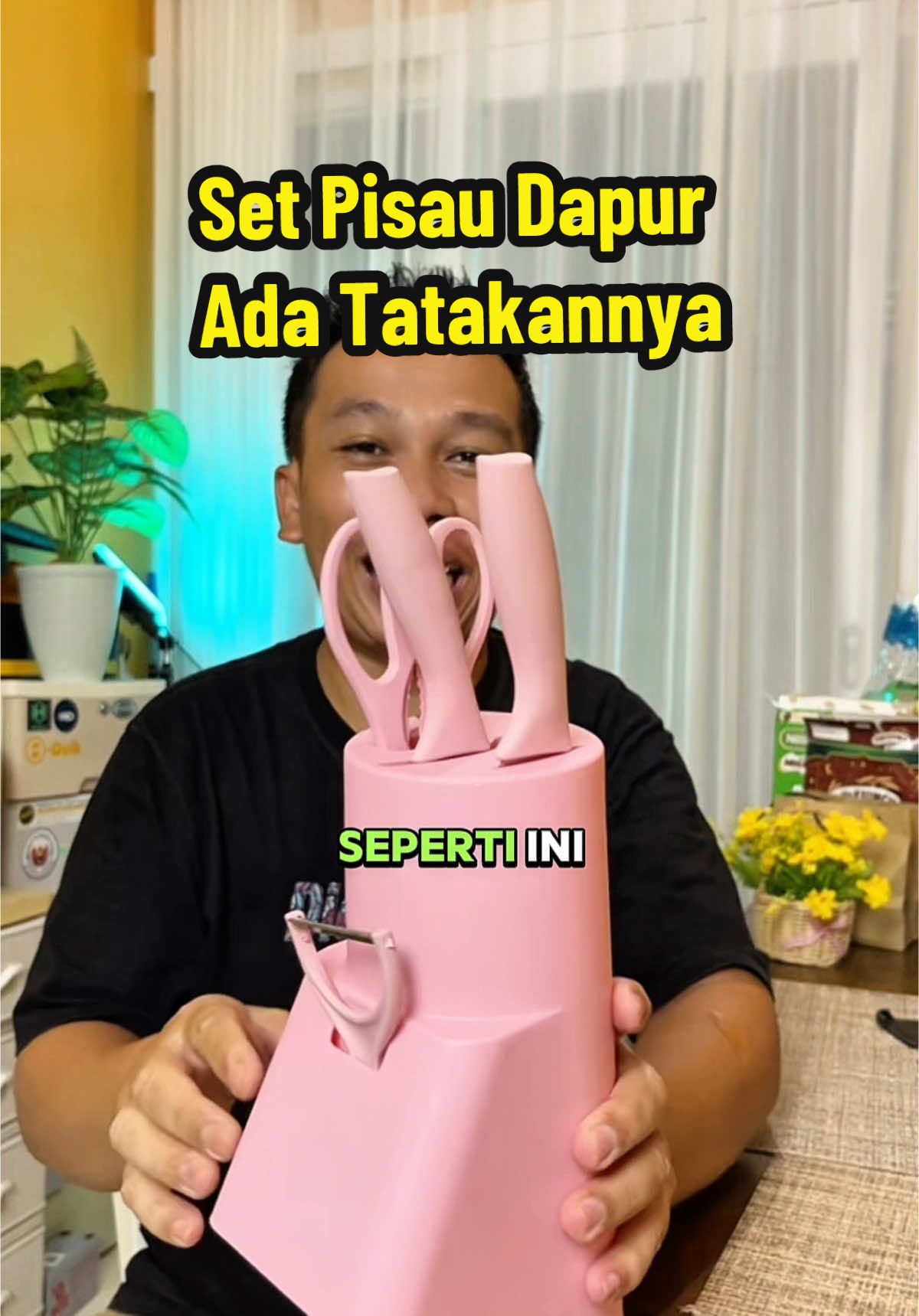 Set Pisau Dapur 5 in 1 Ada Tatakannya Simpel Praktis Anti Kececer #setpisau #setpisaudapur #pisaudapur #pisaumurah #peralatandapur 