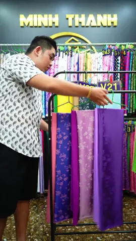 Gấm Duyên Hoa #vaiaodai #tiemvaiminhthanh #vaigam #gamduyenhoa