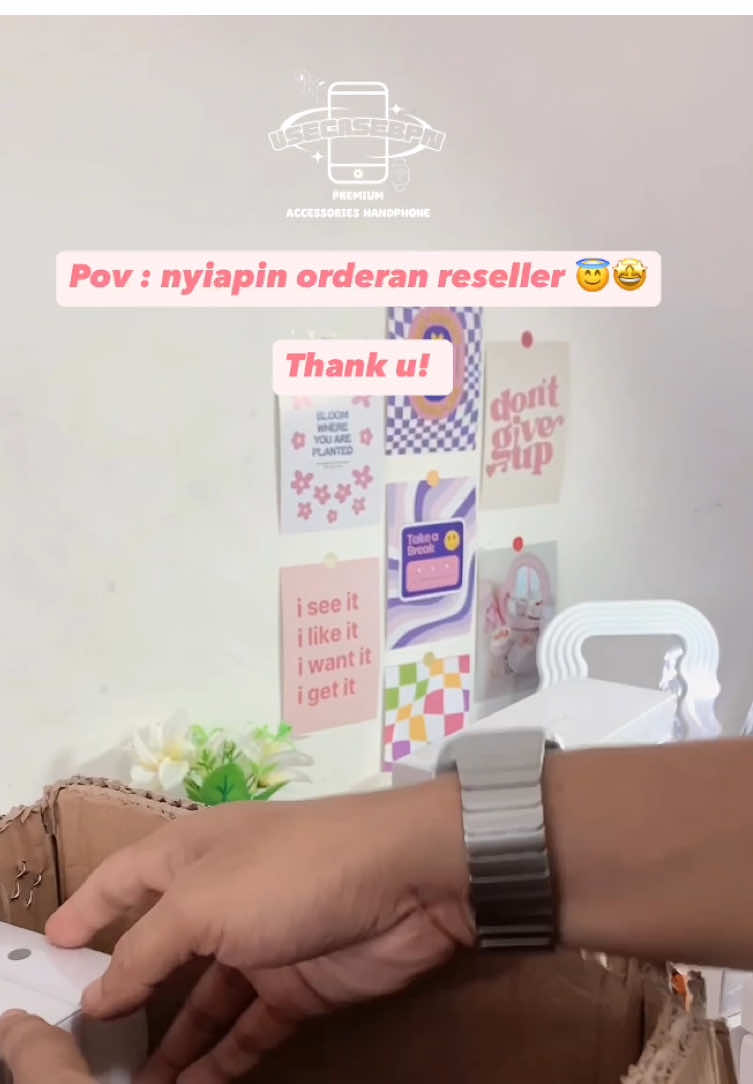 Pov : nyiapin orderan reseller , thank u 💕