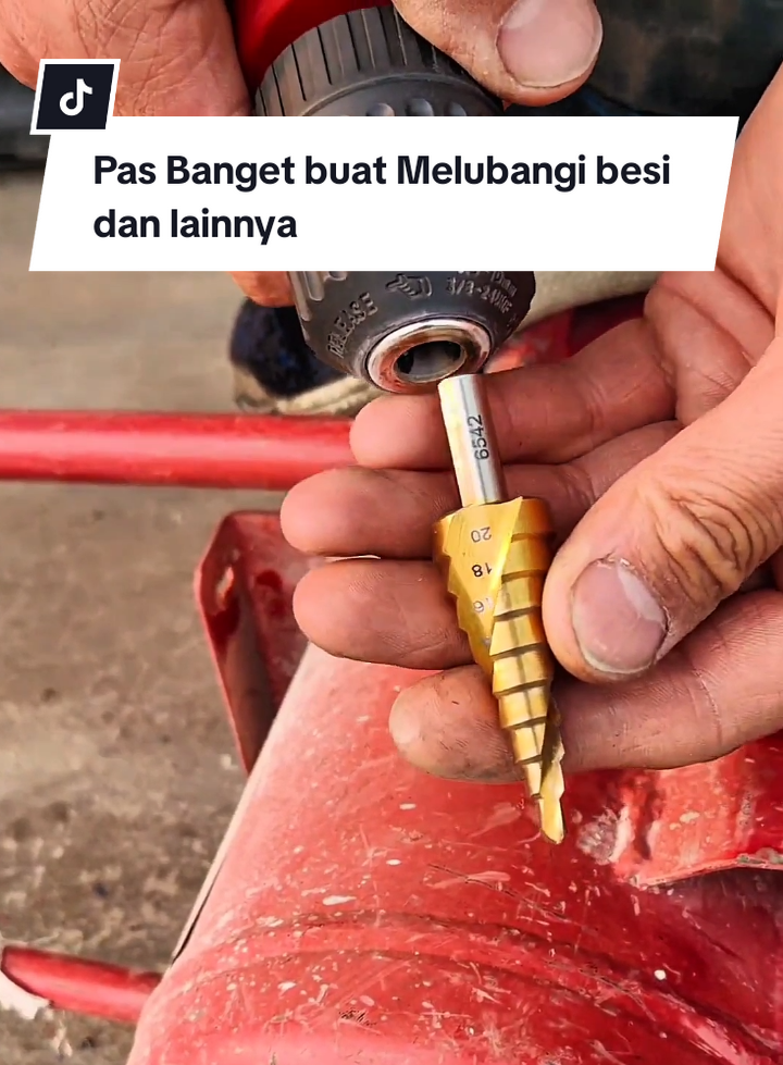 Pas banget buat Melubangi besi dan lainnya. #matabor #mataborpagoda #mataborbesi #mataborbesi #mataborstepdrill 