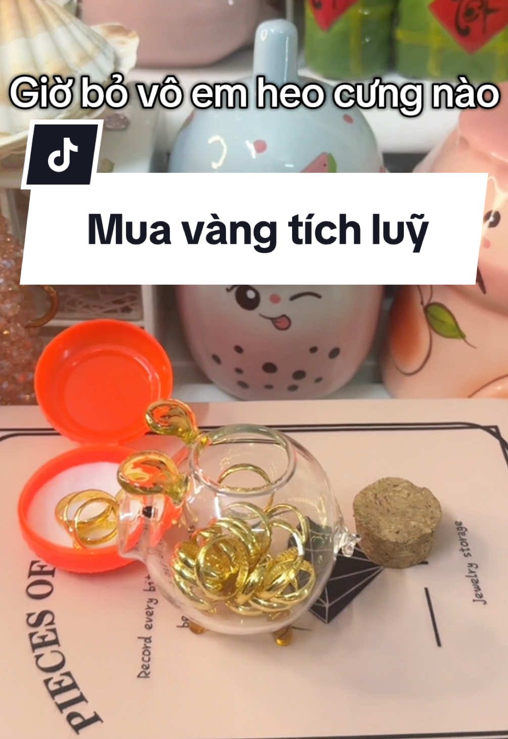 Thành quả của việc tích luỹ #xuhuongtiktok #trendingtiktok #vang #tietkiem #tichcuc#mimisaving#trendingtiktok #ilovetiktok #savingmoney #heodat 