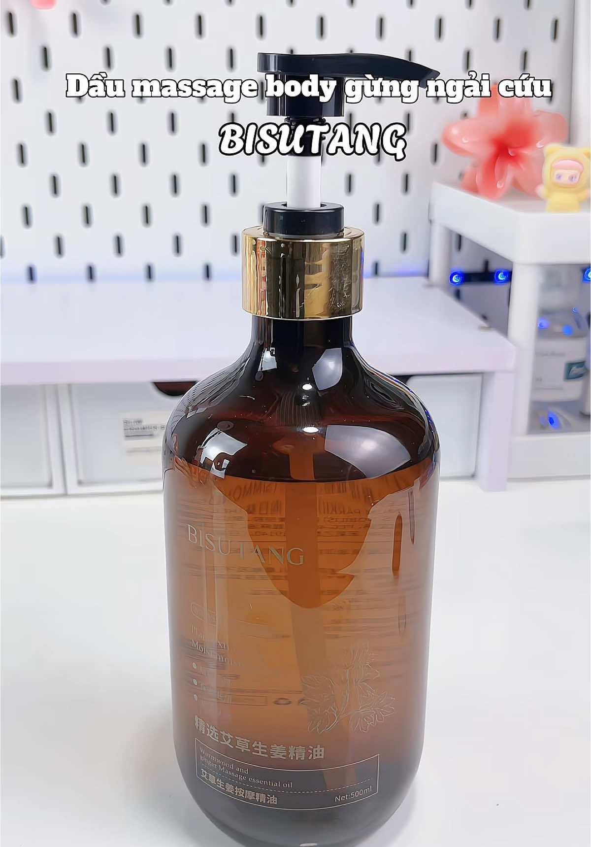 Dầu massage body bisutang gừng ngải cứu #unboxing #xuhuongtiktok #daumassage #body #daumassagebody #bisutang 