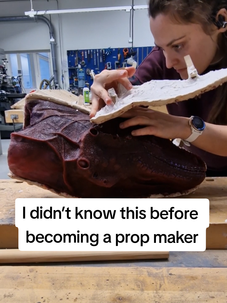 Replying to @jeanthewebmachine Magic is real though, that I knew #propmaker #propmaking #filmindustry #artdepartment  #fantasytok #cosplaytok #artsandcrafts #artistoftiktok 