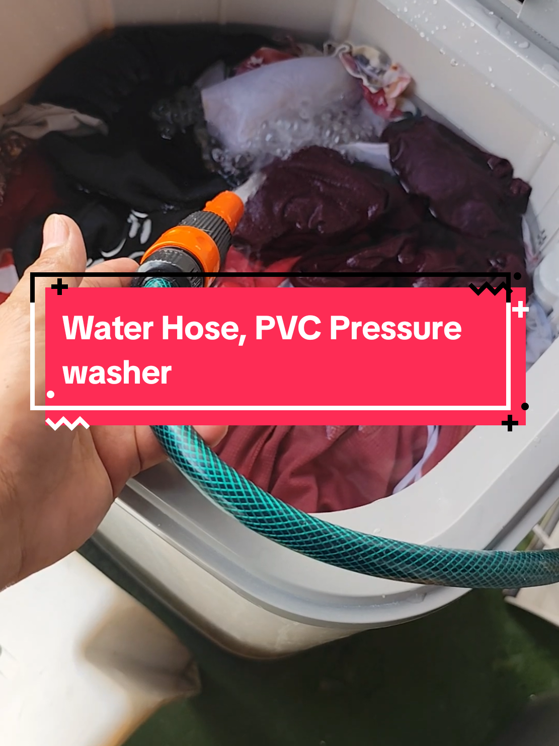 kung ayaw niyu mapagod mag hose nalang kayu#WaterHose , #PVCPressurewasher #hose 
