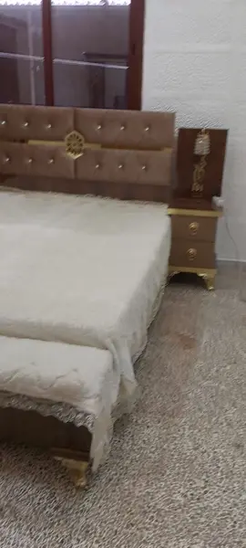 مفروشات ابداع عروض على غرف النوم غماقه الغرفه 53 الطول 240 تخت عنبر مع فرشه من عنا 550