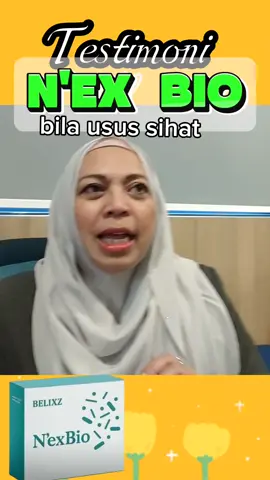 Testimoni NEXTBIO - Bila usus sihat, emosi terkawal PM MAK ITI 0193733373 #nexbio #usus #gut #guthealth #depression 
