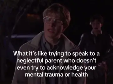 Speaking to a neglectful parent about your mental health feels like screaming into silence