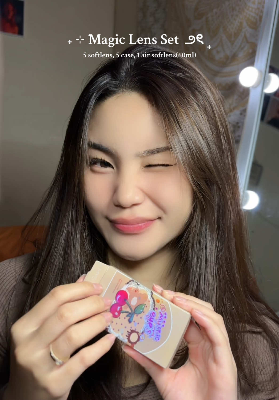 gemec gemecc softlensnya anddd banyak bgt bonusnya😩💗