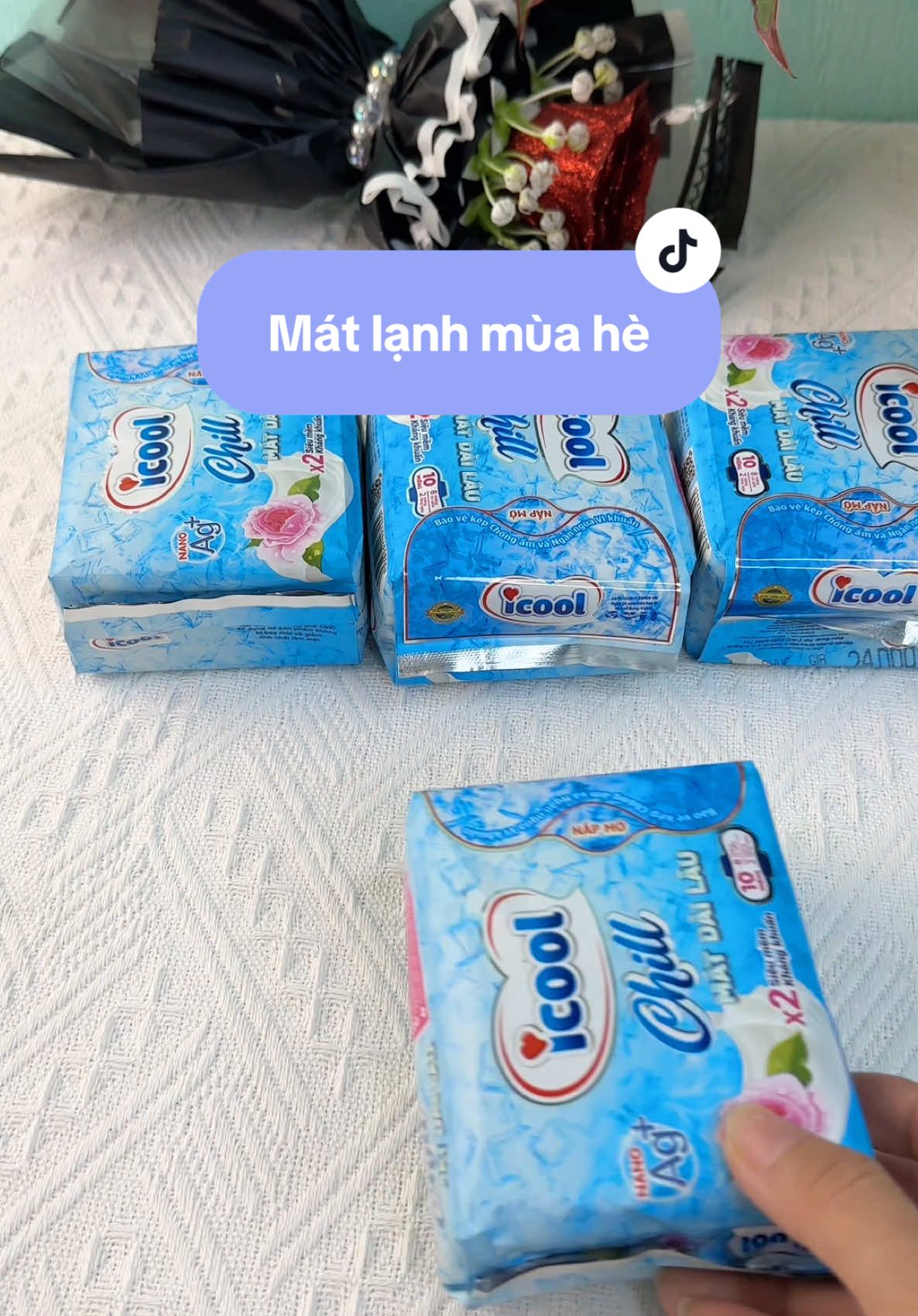 Băng vệ sinh icool chill mát lạnh mùa hè#bangvesinh #icool #bangvesinhicool #bangvesinhmatlanh #Loan89 