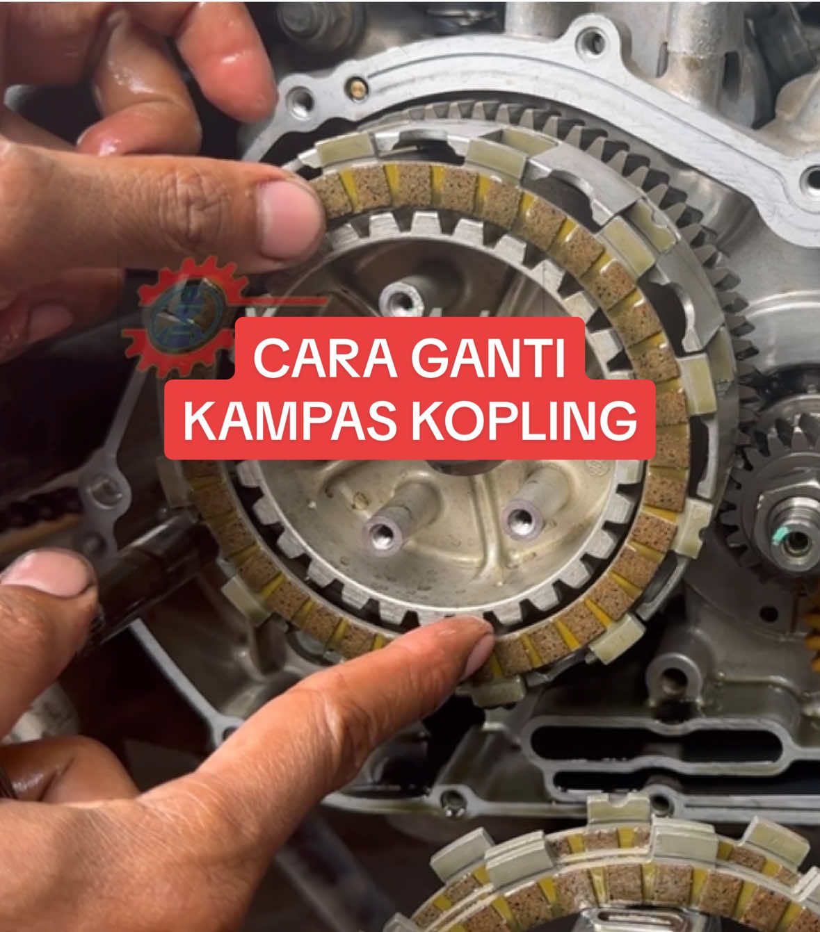 Cara mengganti kampas kopling suzuki satria fu
