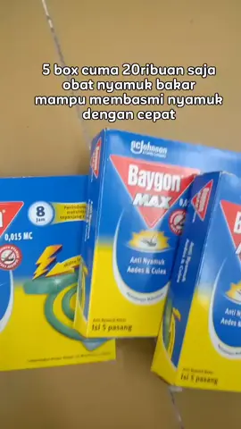baygon max 5box cuma 20ribuan saja #baygon #baygonmax #baygonmax #obatnyamuk #obatnyamukbakar #obatnyamukmurah #baygonbakar 