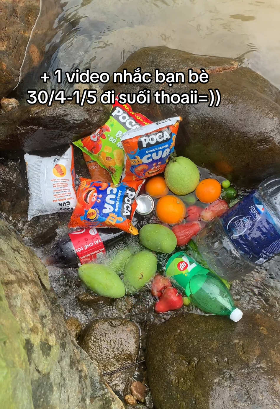 Lét gâu 😋 #xh #suối 