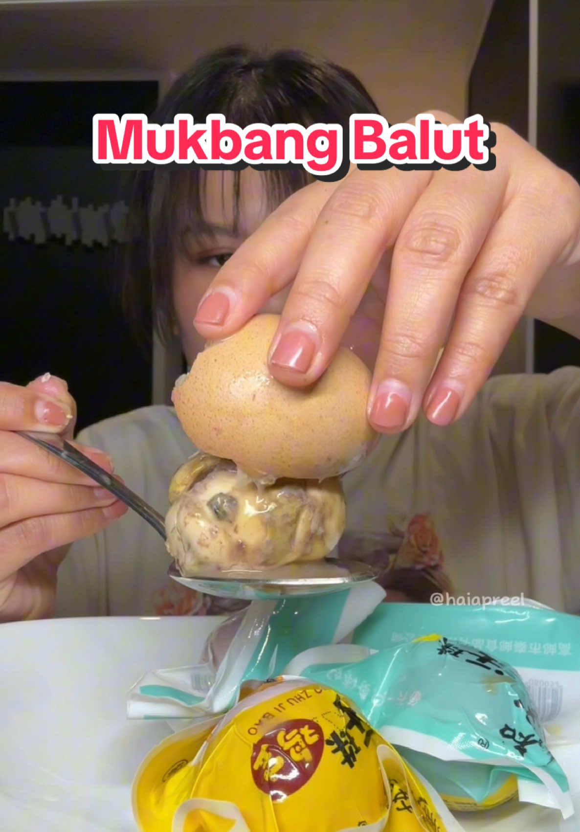 buat yang mau-mau aja dan bisa-bisa aja ya🤡 #balut #balutmukbang #apreelmakan 