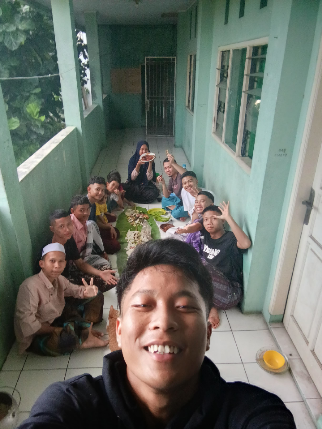 Liwetan ala santri ❤️ #santrikeren #santriindonesia 