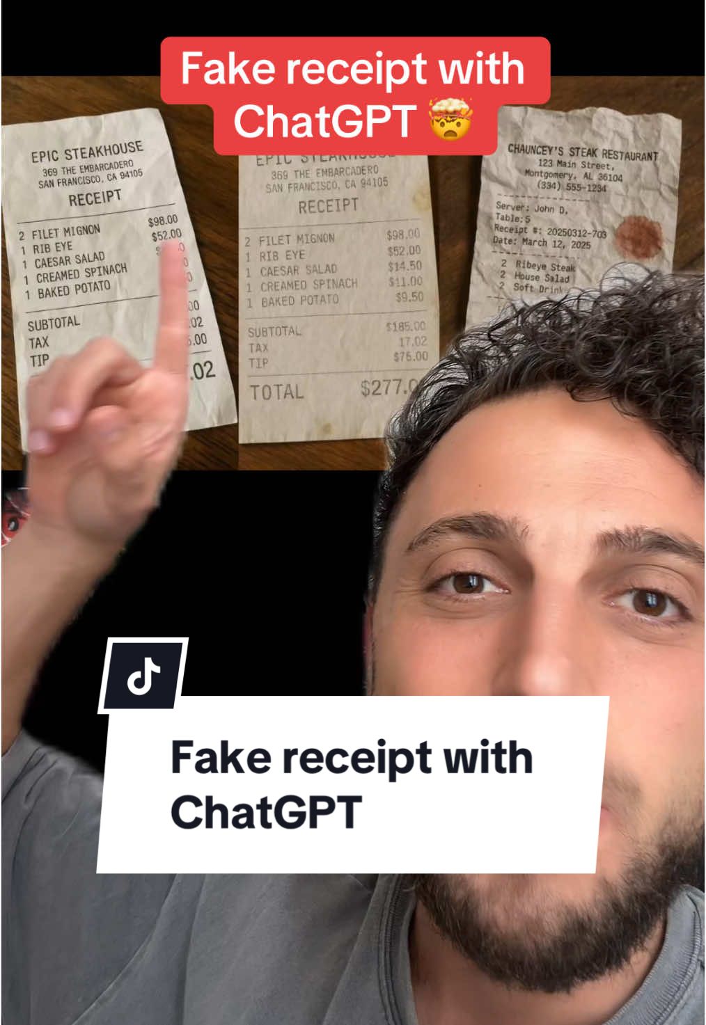 ChatGPT fake receipt #ai #aiautomaionagency #aitools #chatgpt #aiagency #aichatbot #saas #microsaas #aiagent #aiinfluencer #aitrends #buildinpublic 