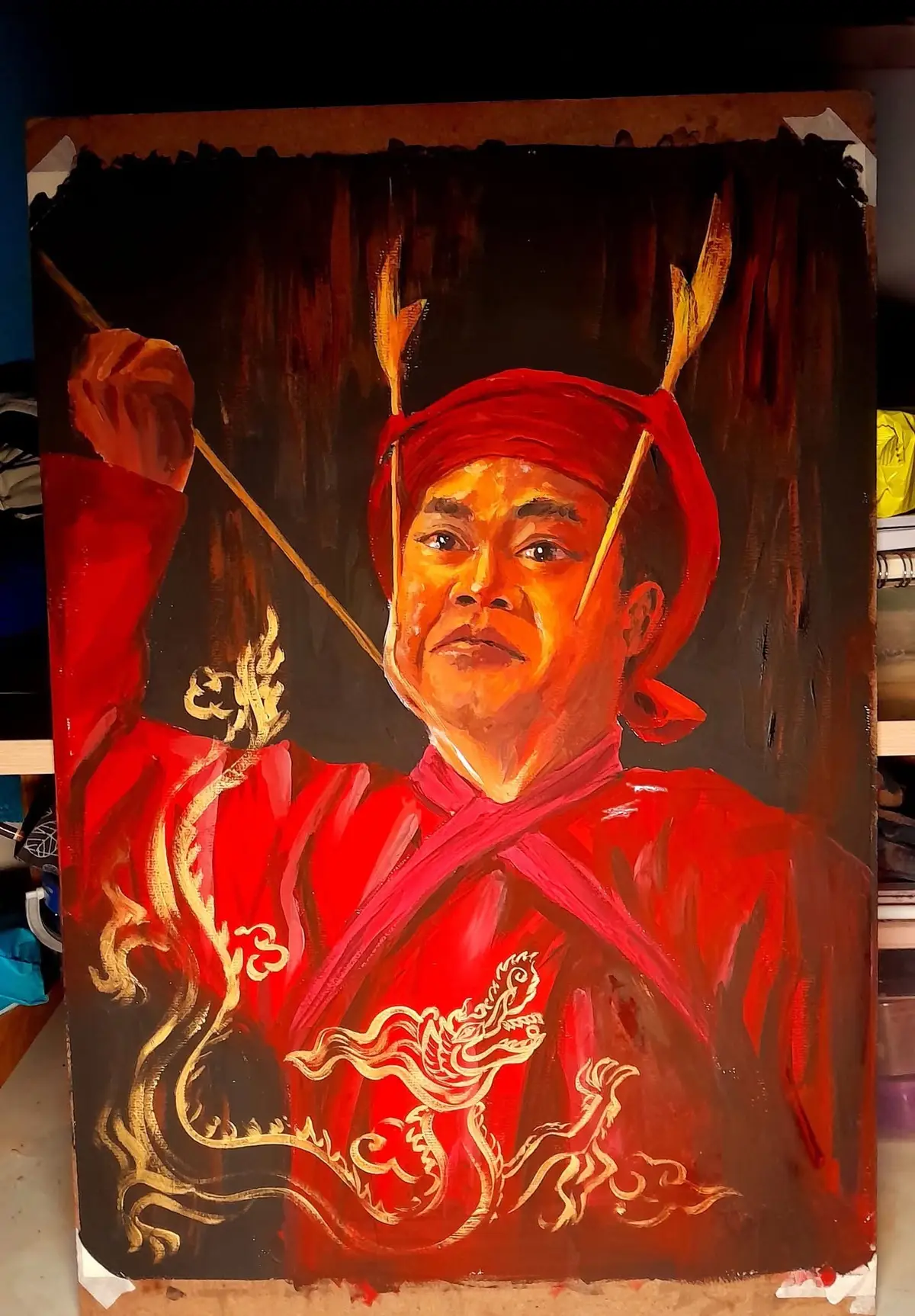 Tranh: @mingmoo  #daomauvietnam #tinnguongthomauvietnam #trantrieuhienthanh #dongahienthanh #tannguyen12 