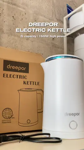 Affordable yet quality electric kettle from @Dreepor  #dreepor #electrickettle #dreeporph #kettle #dreeporelectrickettle #appliances 