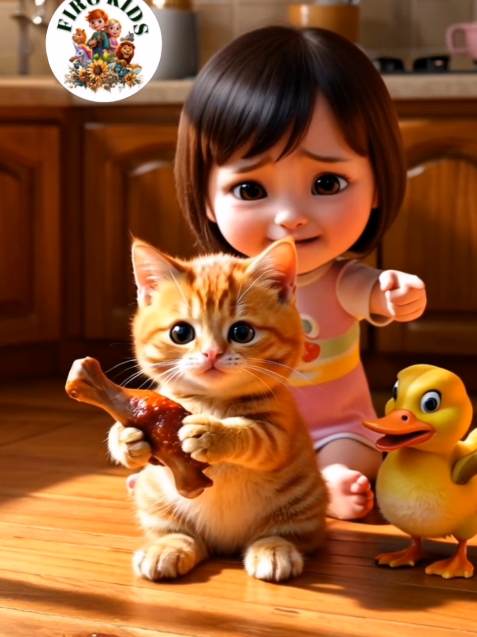 القطة المشمشية 🐈 حلوة بس شقية 🐱 #اغاني_اطفال #اطفال #فيرو_كيدز #firo_kids #firokids #kids