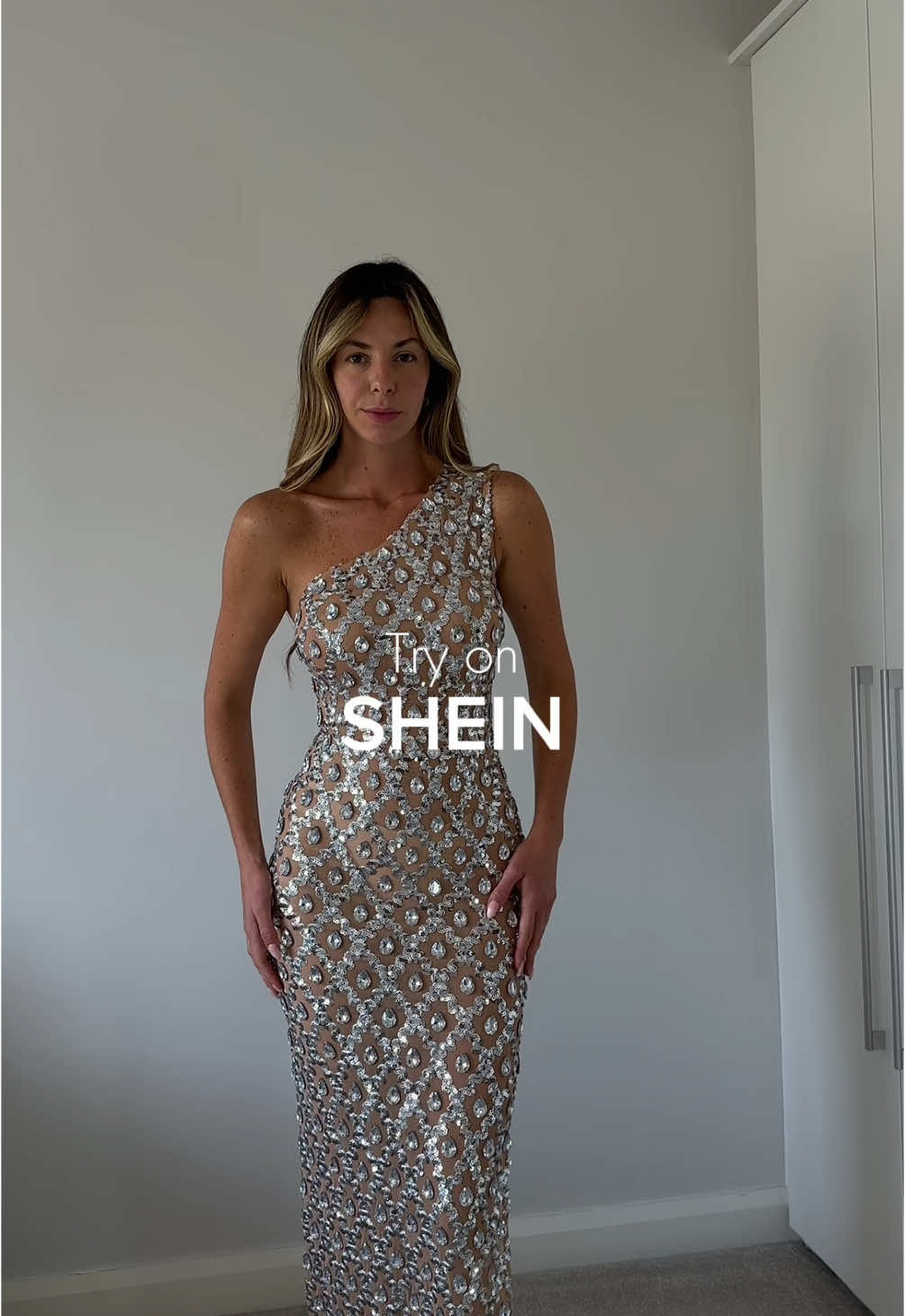 Shein Haul | Sparkly Dress ✨ #shein #sheintryonhaul #sheinhaul #sheinfashionweek #sheinfinds #OOTD #sheinfashion #occasiondress #weddingdress #engagementdress #partydress 