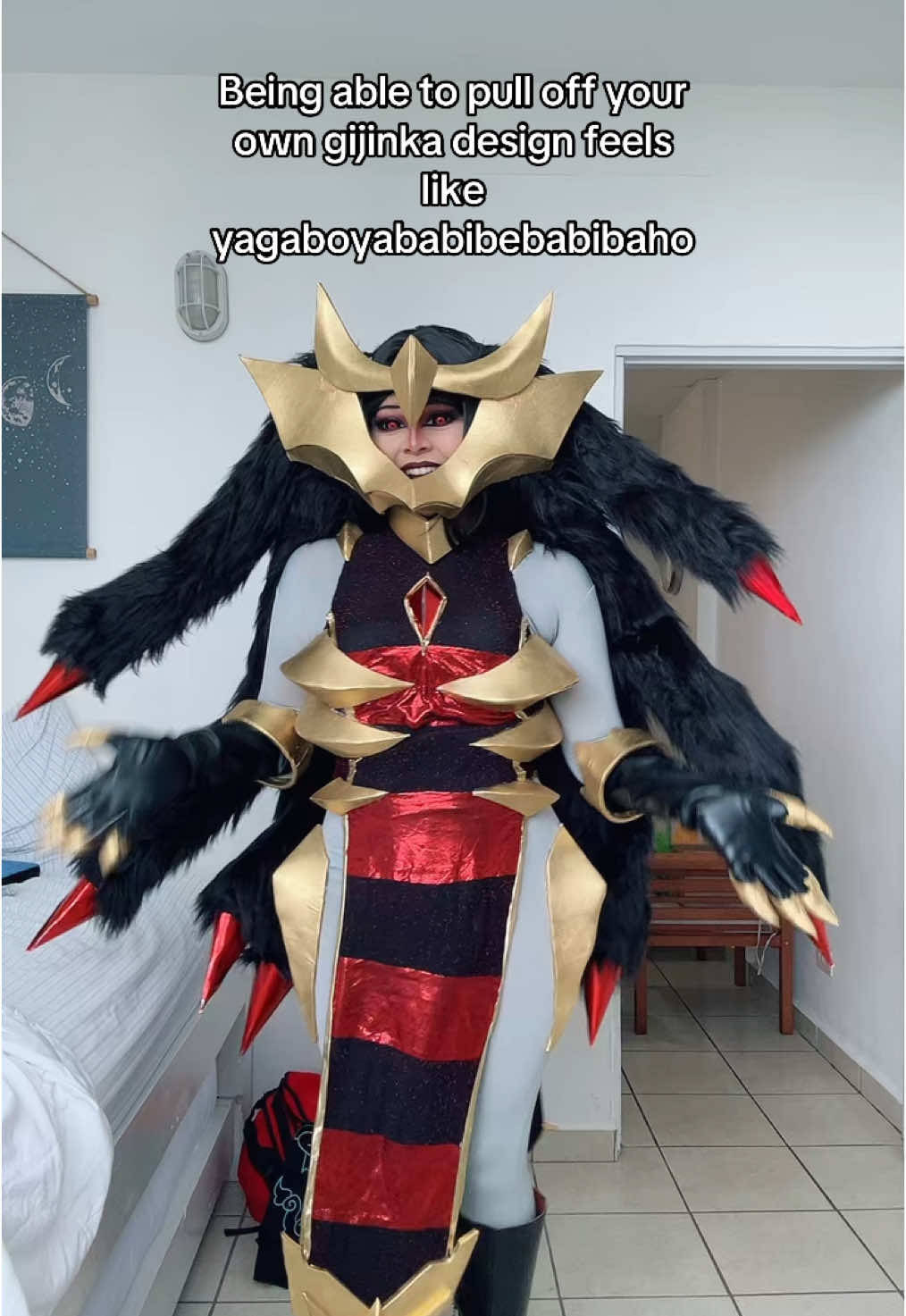Pls tell me yall can tell which pokemon this is 😔🤣 #pokemon #giratina #pokemoncosplay #gijinka #whosthatpokemon 