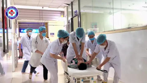 Tái hiện ca cấp cứu Ngừng tuần hoàn - Tại khoa HSTC - CĐ Bệnh viện đa khoa Phúc Thịnh🚨#icu #capcuttutorial 