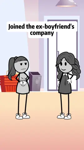 Joined the ex-boyfriend’s company #animations #forYou #manager #usa_tiktok #worklife #work 
