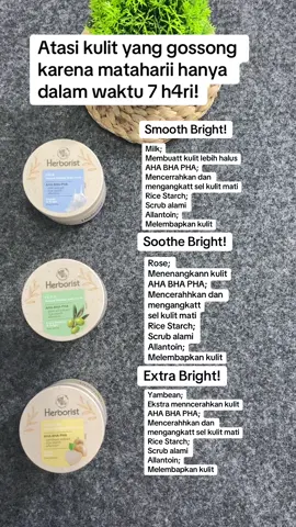 #herborist #bodyscrub #bodycare #fypage 