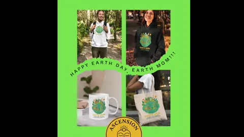 🌎💚 Happy Earth Day from Earth Mom herself — 4.5 billion years of holding it all together! Celebrate our beautiful planet (and her incredible resilience) today and every day. 🌱✨ Find Earth Mom here: http://tee.pub/lic/ascensionstyle #EarthDay #HappyEarthDay #EarthMom #AscensionStyle #LoveYourMother #SustainableStyle #PlanetLove #EcoFriendly #GiftsForEvolvingSouls